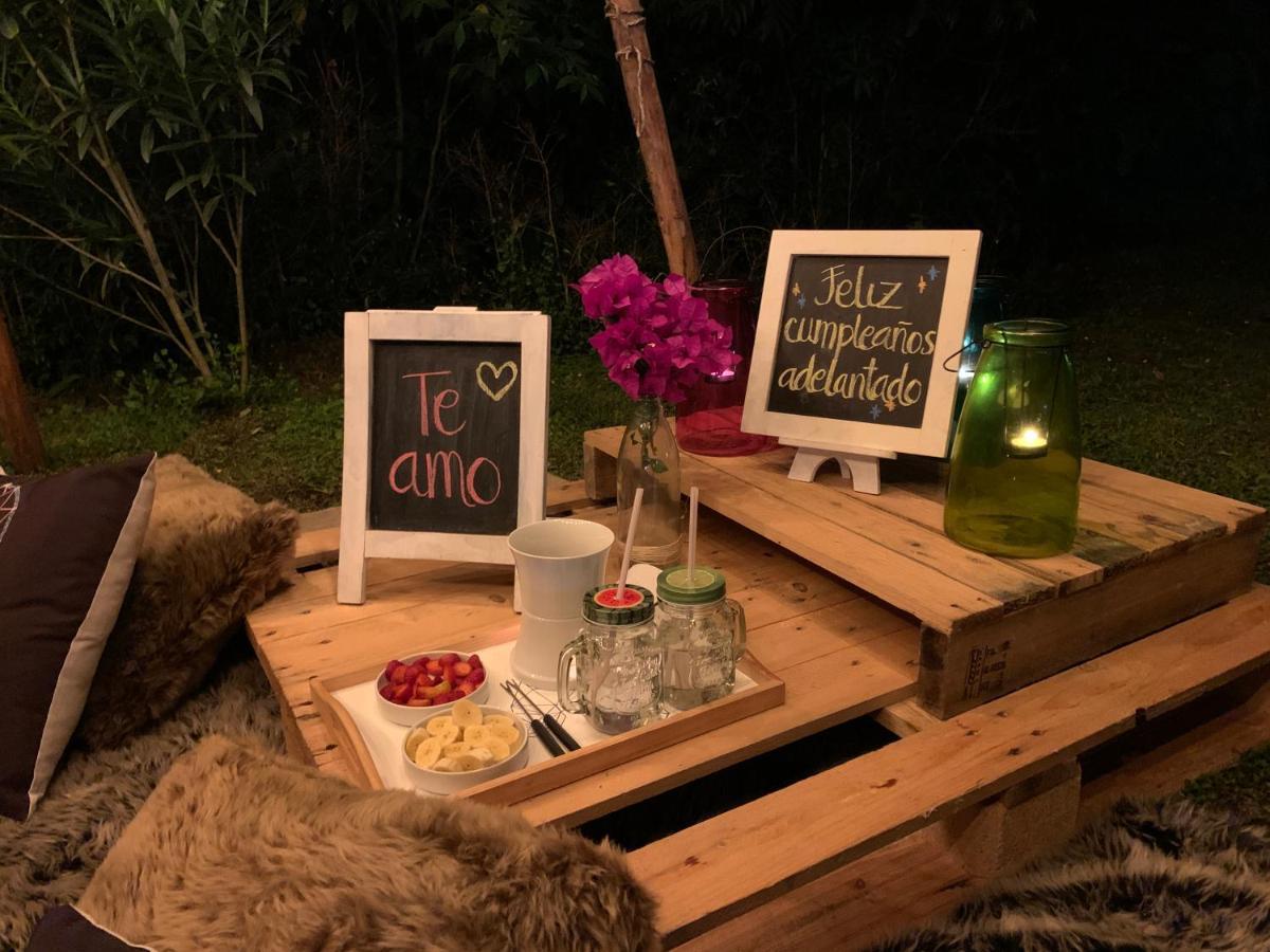 Hotel Bosque De Aventura & Glamping Refugio Del Bosque La Mesa  Exterior foto